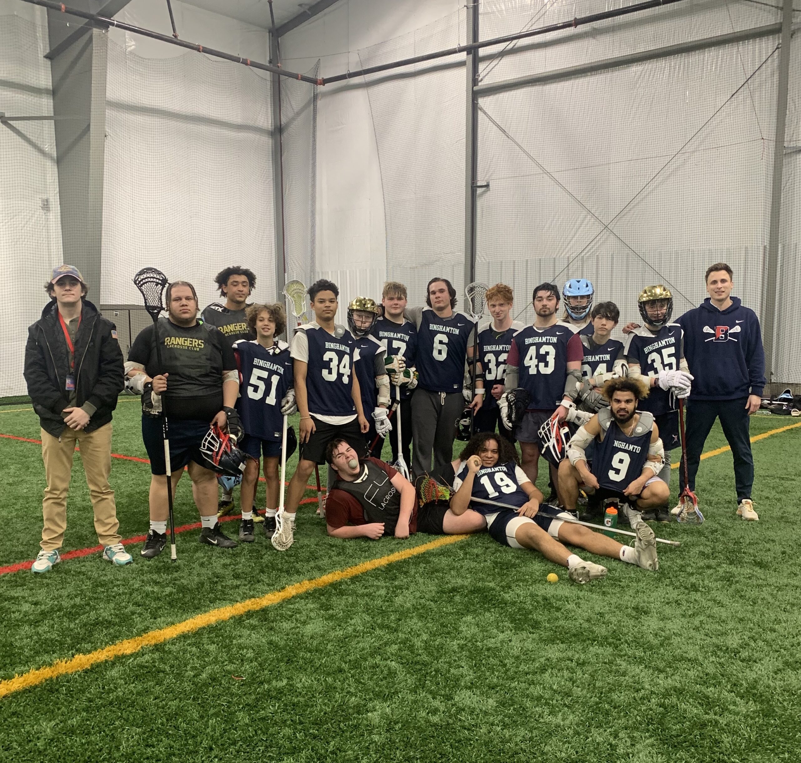 Binghamton Boys Indoor Lacrosse Team 20223